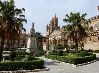 Obraz premium Italy. The Cathedral of Palermo of Sicilia