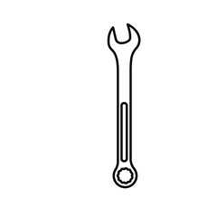 Wrench icon. Service tools vector. vector illustration