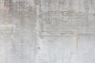 cracked plaster wall or cement brick wall surface texture grunge background
