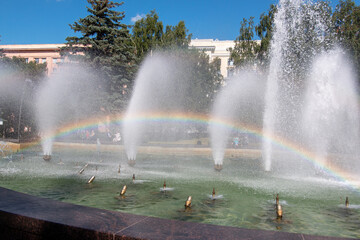 fountain in the city Park
