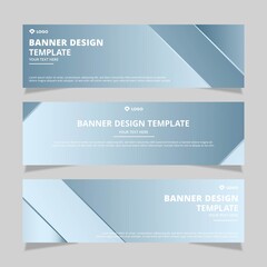 Set of modern abstract vector banners design. Template ready for use in web or print design.