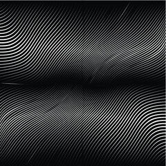 Abstract warped Diagonal Striped Background . Vector curved twisted slanting, waved lines texture
