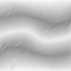 Abstract warped Diagonal Striped Background . Vector curved twisted slanting, waved lines texture
