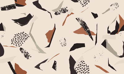 Minimal abstract trendy pattern. Fashionable template for design.