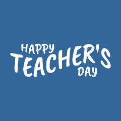 Fototapeta premium Design for celebrating teacher's day vector illustration.