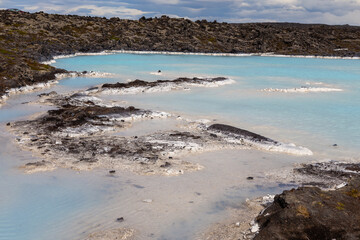 Outside Blue Lagoon, Reykjanes Peninsula, Iceland.