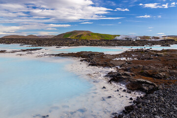 Outside Blue Lagoon, Reykjanes Peninsula, Iceland.