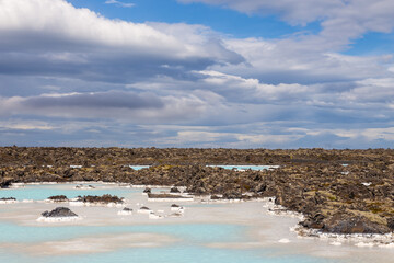 Outside Blue Lagoon, Reykjanes Peninsula, Iceland.