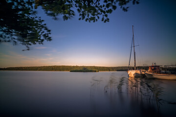 Boats on the Jezioro Ostrowieckie in summer © Pav-Pro Photography 