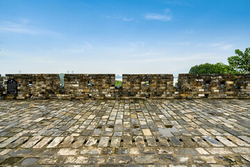 The Ming Dynasty wall of Nanjing, Jiangsu Province, China