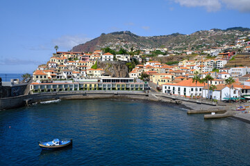 Fototapeta na wymiar Camara De Lobos harbour, Madeira, Portugal