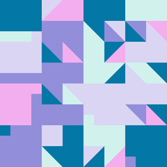 Colorful Geometric Vector Pattern Design