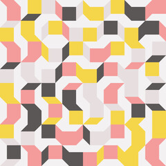 Colorful Geometric Vector Pattern Design
