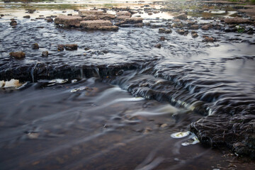 A photo of the water on a long exposure.