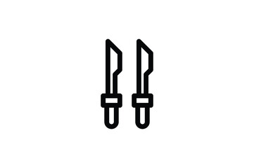 Medical Outline Icon - Surgical Knife