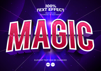 Magic Editable Text Effect