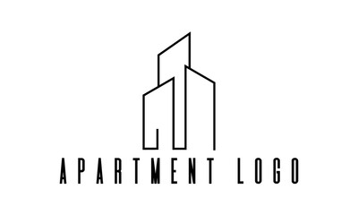 building vector logo apartment