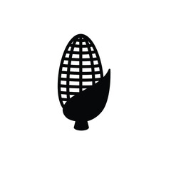 Corn icon vector isolated on white, logo sign and symbol.