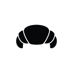 Croissant icon vector isolated on white, logo sign and symbol.