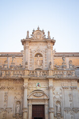 Puglia Lecce Italy Baroque cathedral