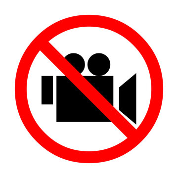 No video sign 