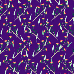 Floral pattern for fabric and any kind of surfaces.