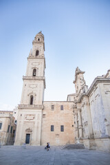 Fototapeta na wymiar Puglia Lecce Italy Baroque piazza