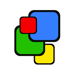 cube on white background	