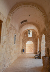 An Assyrian church, old building, religious place of worship in Mardin
