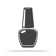 Nail polish icon vector isolated