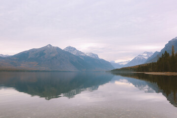 Fototapeta na wymiar Lake McDonald, Glacier National Park, Montana 