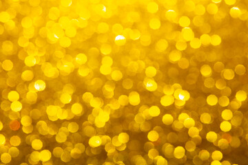 blured golden glitter texture abstract background