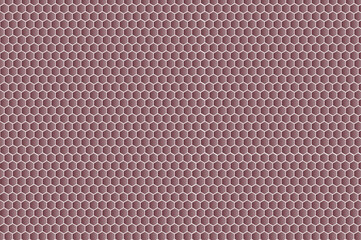 hexagons on a red background. abstract magenta background. honeycomb on scarlet