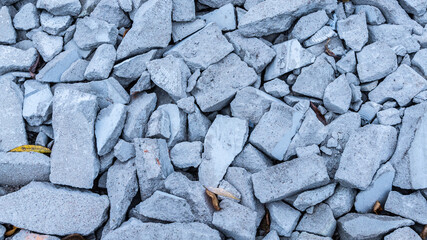 many old white stones. background of white stones