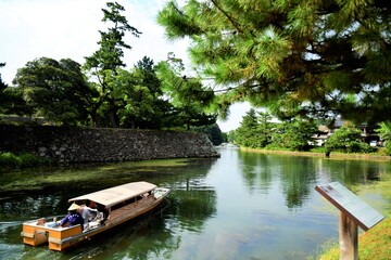 松江城の堀