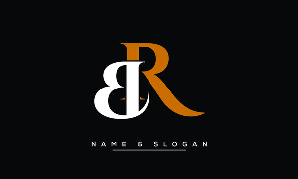 BR, RB, B, R  Abstract Letters Logo Monogram