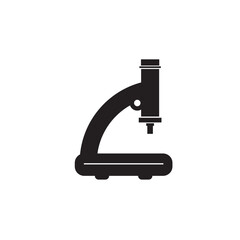 Microscope symbol logo design template