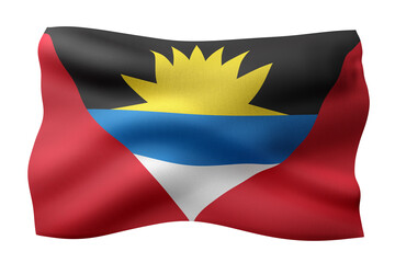  Antigua and Barbuda 3d flag