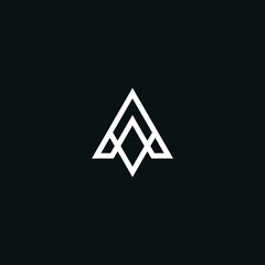 Obraz premium A initial logo design vector