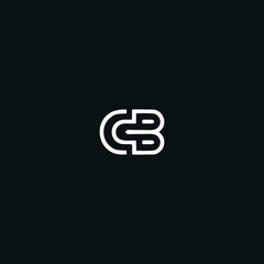CB initial logo design