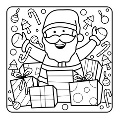 Christmas Coloring Page for Kids