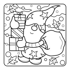Christmas Coloring Page for Kids