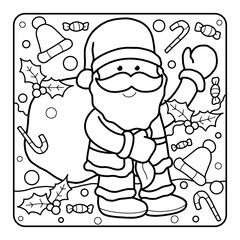 Christmas Coloring Page for Kids