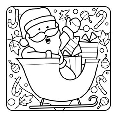 Christmas Coloring Page for Kids