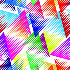 Seamless pattern with speed lines.Triangles
 unusual poster Design .repeating , diagonal, slanting, oblique Black Vector stripes .Geometric shape. Endless texture