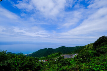 彌彦山山頂からの景色