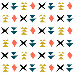Seamless geometric pattern.