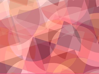 Beautiful of Colorful Art Pink, Orange, Yellow and White, Abstract Modern Shape. Image for Background or Wallpaper