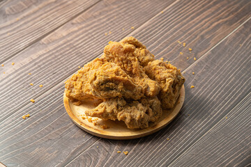 fried chicken on plate