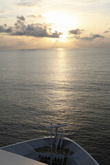 マラッカ海峡朝日の出